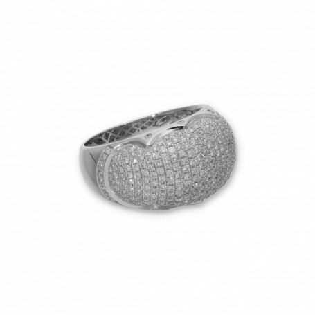 Anello Amighini In Oro Bianco Con Diamanti
