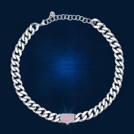 Chiara Ferragni Collana Chain Like Pink