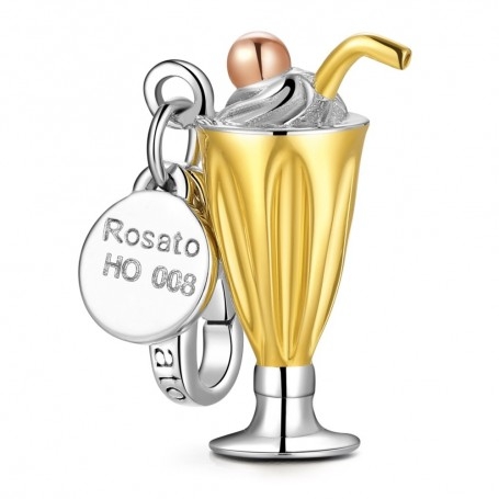 Ciondolo Rosato Charm My Home Frappè oro
