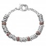 BRACCIALE BEADS CRYSTAL ROSSO