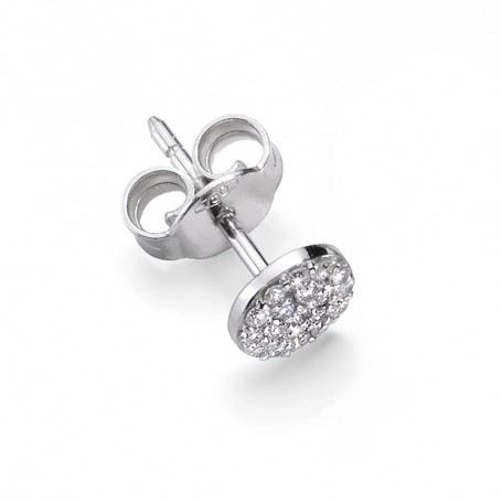 Burato Gioielli Orecchino Singolo Small White Diamonds