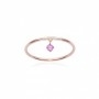 Burato Gioielli Anello Pink Solitaire Charm