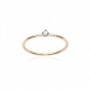 Burato Gioielli Anello White Solitaire Yellow M
