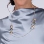 Aquaforte Collana Lune con sei elementi lucidi e spazzolati