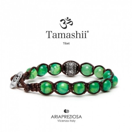 Tamashii Ruota della Preghiera Agata verde menta
