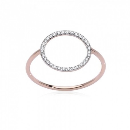 Burato Gioielli Anello White Diamonds Circle
