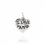 Charm Giovanni Raspini I Love Mamma Argento