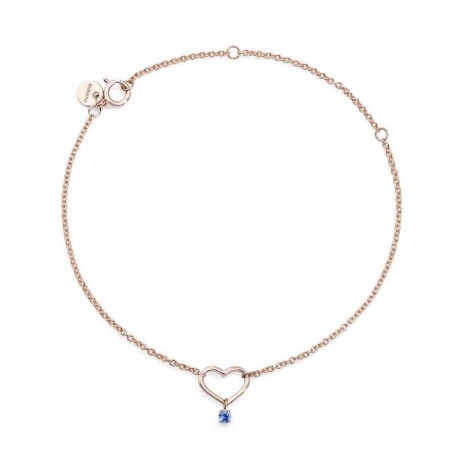 Burato Gioielli Bracciale Blu Heart