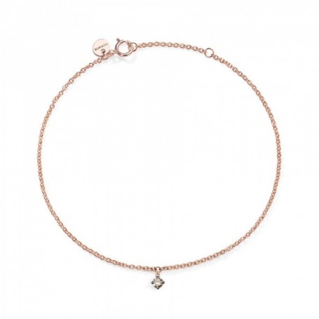 Burato Gioielli Bracciale Brown Solitaire