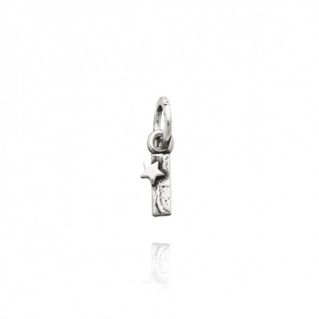Charm Giovanni Raspini Lettera I Con Stelle Argento