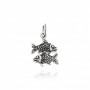 Charm Giovanni Raspini Pesci Argento