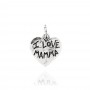 Charm Giovanni Raspini I Love Mamma Argento