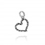 Charm Giovanni Raspini Cuore Mimosa Argento