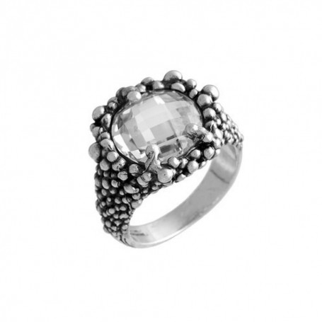 Raspini Anello Shine Argento Acciaio
