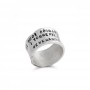 Rubinia Anello fascia grande in Argento