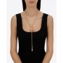 Collana Iconica "IVY Slim" Convertibile Con Boules In Oro Incise A Mano E Diamanti (Lunga)