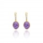 Orecchini Nanis Ciliegine Violetta "Boules"