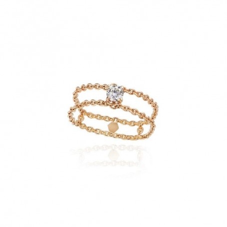 Burato Gioielli Anello Soft Solitaire Y