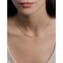 Burato Gioielli Collana Pink Solitaire