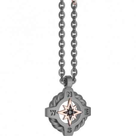 Zancan Collana Eternity In Titanio