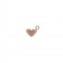 Rubinia Sigillo Cuore 10mm In Oro Rosa 9kt Per Orecchino