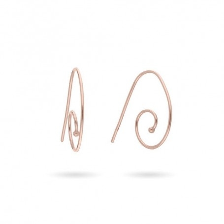Rubinia Orecchini Chiocciola Filodamore In Oro Rosa 9kt