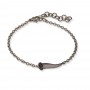 Bracciale ManoJ In Titanio Con Cornetto
