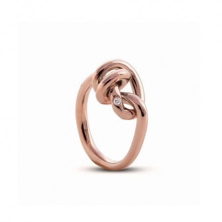Rubinia Anello Nodi d'Amore Con Diamante