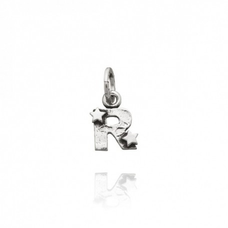 Charm Giovanni Raspini Lettera R Con Stelle Argento