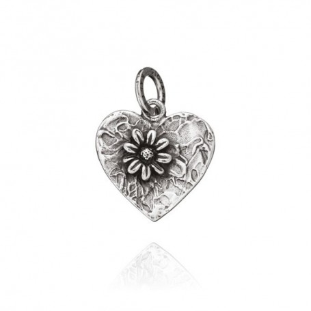 Charm Giovanni Raspini Fiore Nel Cuore Argento