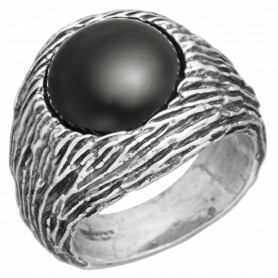 Giovanni Raspini Anello Uomo Graffiato Onice Giovanni Raspini Anello Uomo Graffiato Onice