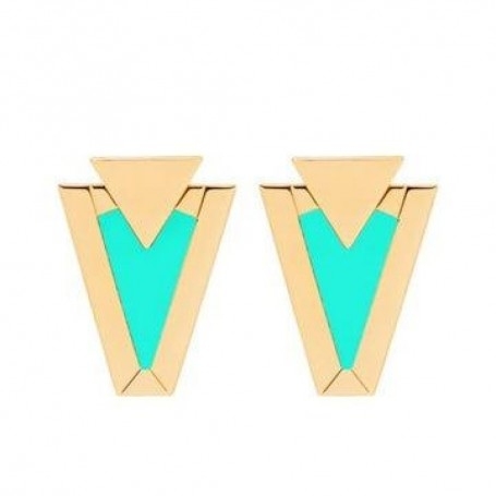 Orecchini donna Valentina Ferragni RHEA AQUA GREEN