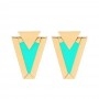 Orecchini donna Valentina Ferragni RHEA AQUA GREEN