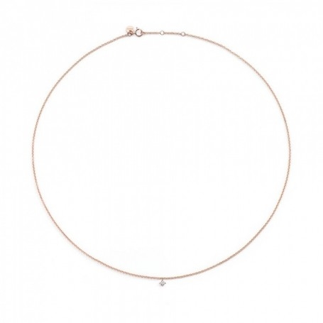 Burato Gioielli Girocolli White Solitaire S