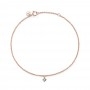 Burato Gioielli Bracciale Brown Solitaire