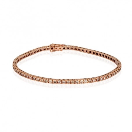 Bracciale Tennis ManoJ In Oro e Diamanti