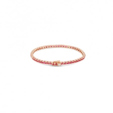 Bracciale Tennis ManoJ In Oro e Pietre Preziose