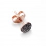 Burato Gioielli Orecchino Singolo Small Black Diamonds