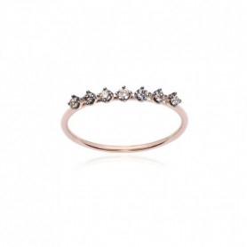 Burato Gioielli Anelli Brown Long Solitaire Burato Gioielli Anelli Brown Long Solitaire