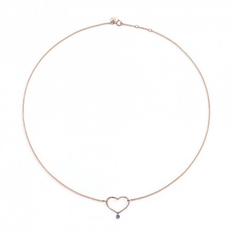 Burato Gioielli Girocolli Blu Heart