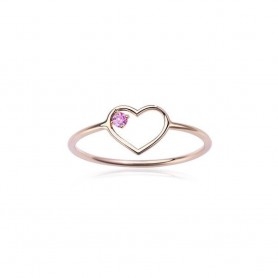 Burato Gioielli Anelli Pink Heart Burato Gioielli Anelli Pink Heart