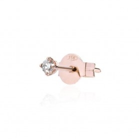 Burato Gioielli White Solitaire Pin M Burato Gioielli White Solitaire Pin M