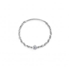 Burato Gioielli Anello Soft White Solitaire White M Burato Gioielli Anello Soft White Solitaire White M
