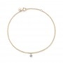 Burato Gioielli Bracciale White Solitaire Yellow M