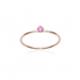 Burato Gioielli Anello Pink Solitaire M Burato Gioielli Anello Pink Solitaire M