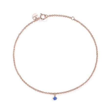 Burato Gioielli Bracciale Blu Solitaire
