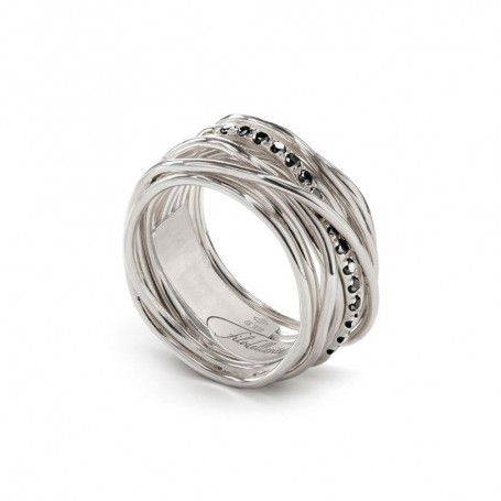 Rubinia Filodellavita Classic 13 Fili In Argento E Diamanti Black