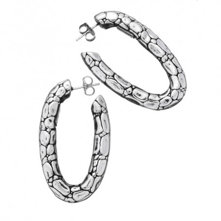 Giovanni Raspini Orecchini Ovale Croco