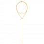 Collana Iconica "IVY Slim" Convertibile Con Boules In Oro Incise A Mano E Diamanti (Lunga)