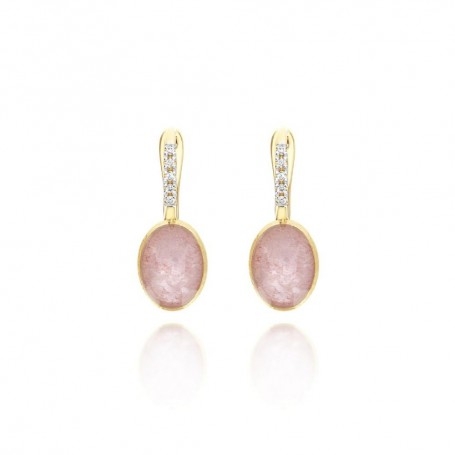 Orecchini Nanis Ciliegine Rosolio "Boules"